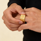 22K Yellow Gold Men’s Ring