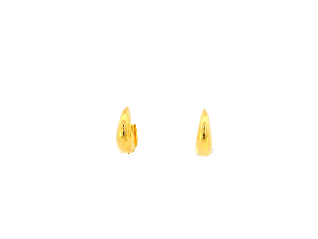 18k Polished Yellow Gold Mini Hoop Earrings