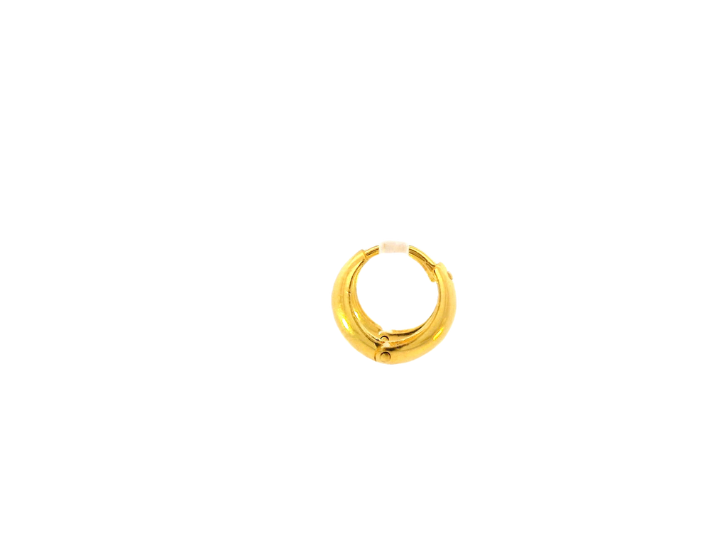 18k Polished Yellow Gold Mini Hoop Earrings