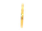 22K Yellow Gold Classic Bangle – 3.4mm Width