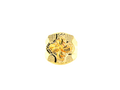 22K Yellow Gold Men's Floral Ring – Size 10.5