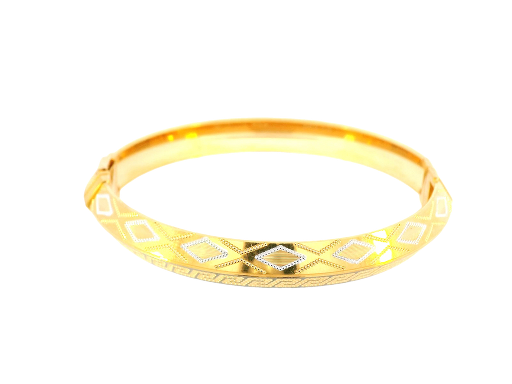 22K Yellow Gold Open Bracelet – 43.5g