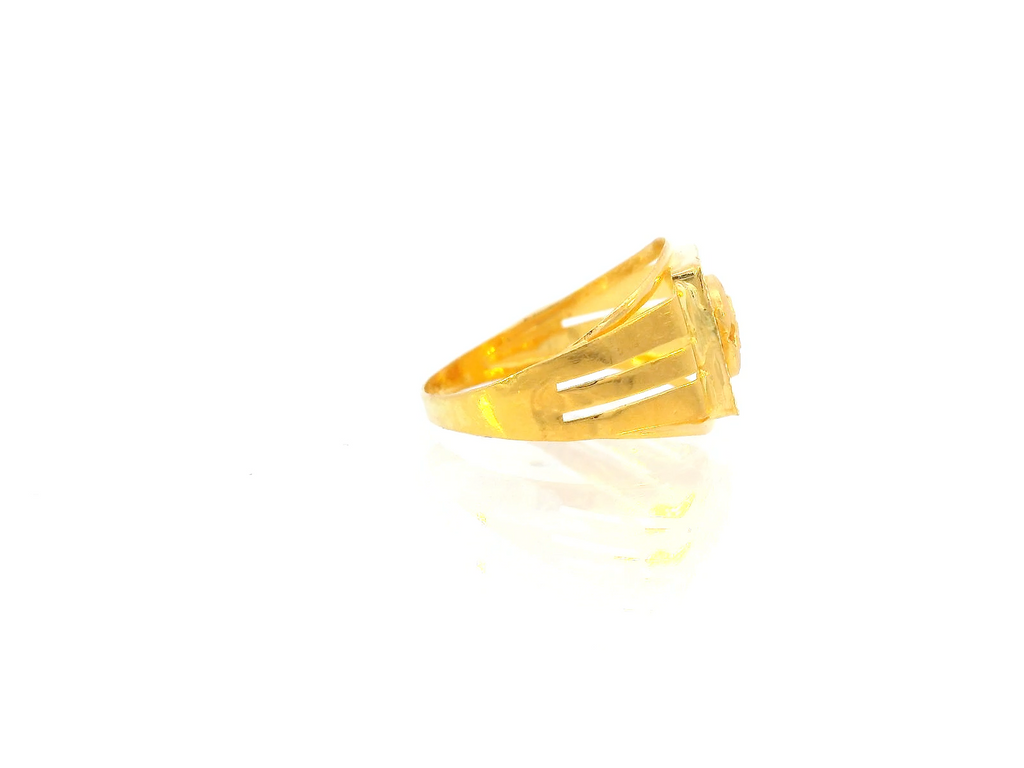 22K Yellow Gold Classic Statement Ring