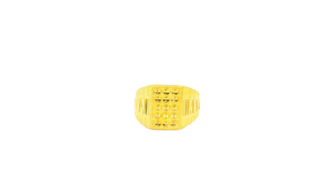 22K Yellow Gold Classic Polished Ring