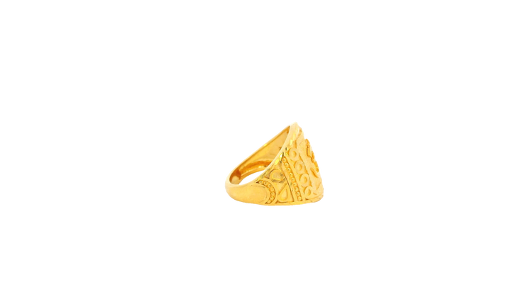 22K Yellow Gold Elegant Polished Ring