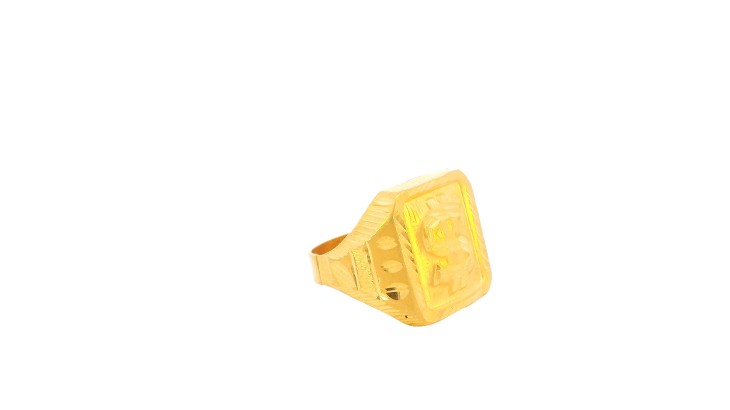 22K Yellow Gold Classic Polished Ring