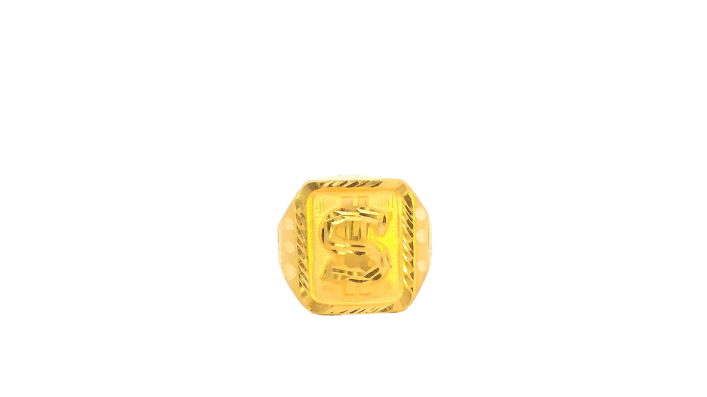 22K Yellow Gold Classic Polished Ring