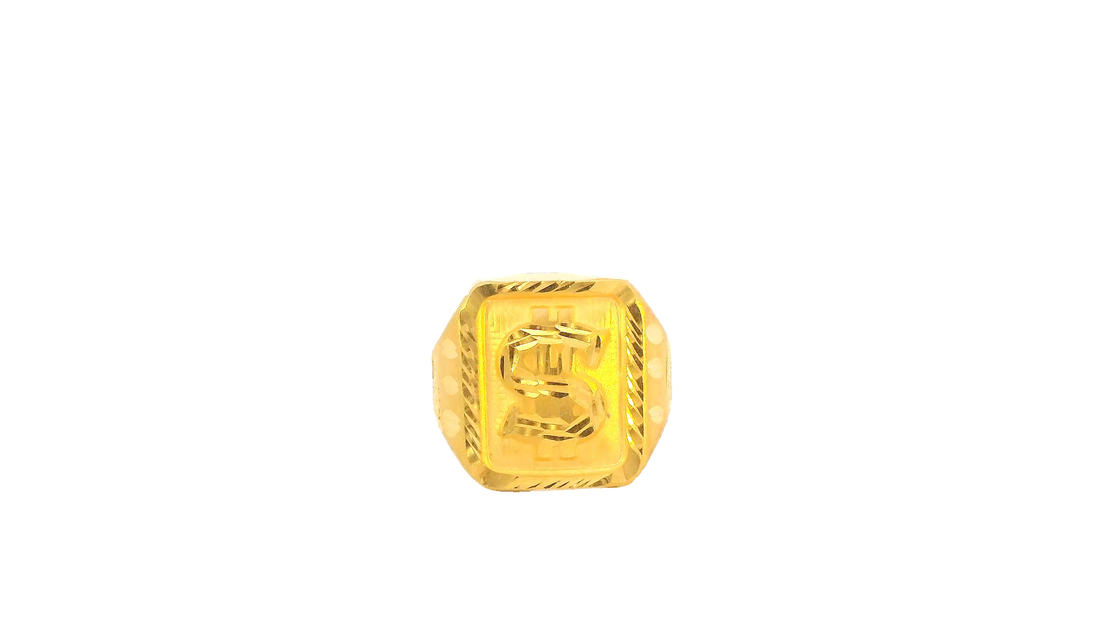 22K Yellow Gold Classic Polished Ring