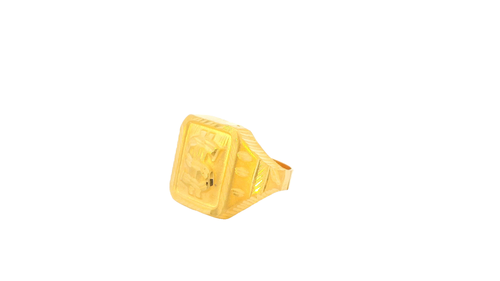 22K Yellow Gold Classic Polished Ring