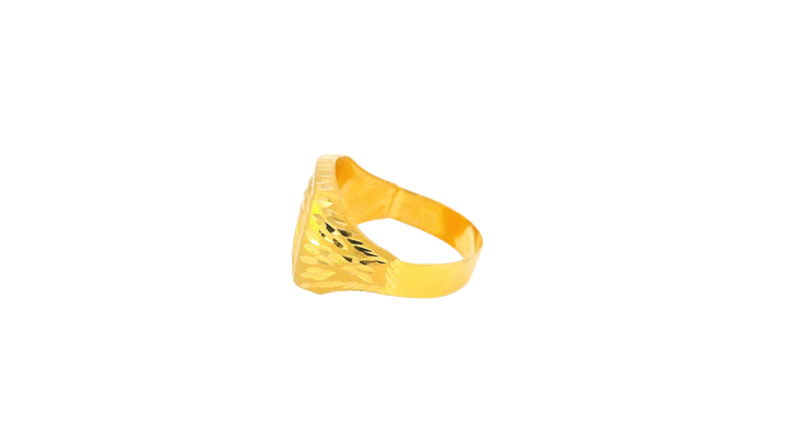 22K Yellow Gold Sleek Polished Ring