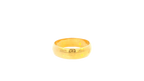 22K Yellow Gold Polished Ring