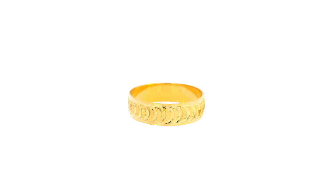 22K Yellow Gold Polished Ring