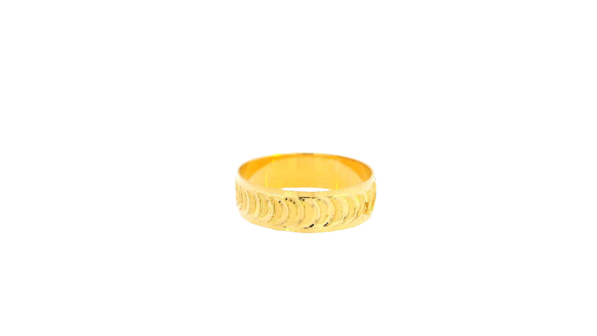 22K Yellow Gold Polished Ring