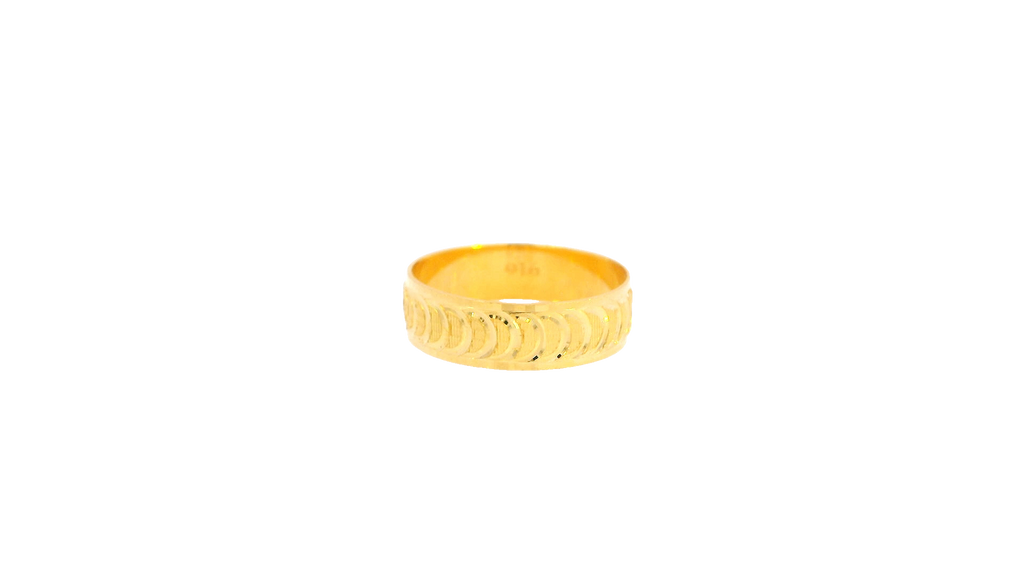 22K Yellow Gold Polished Ring