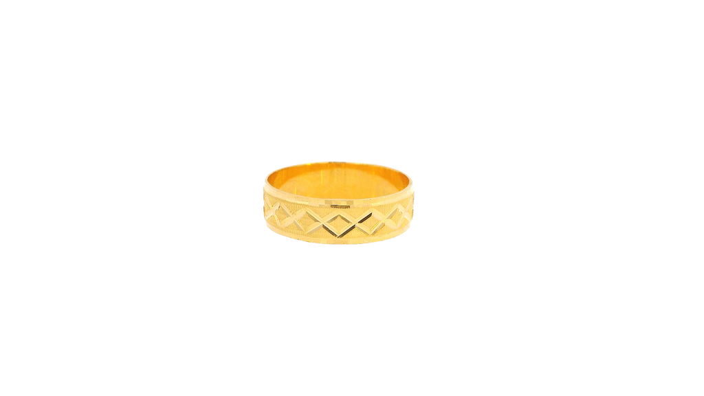 22K Yellow Gold Polished Ring