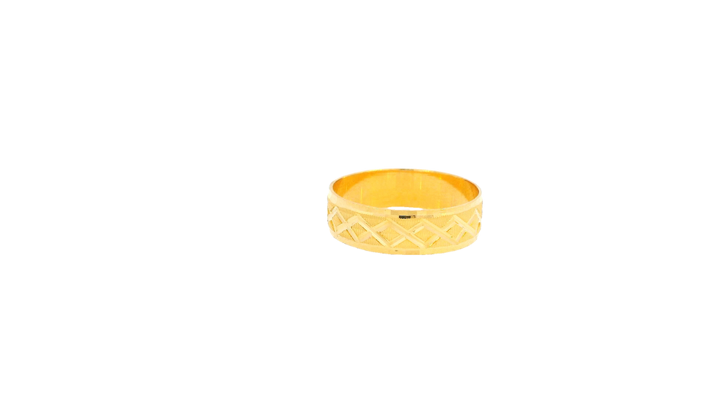 22K Yellow Gold Polished Ring