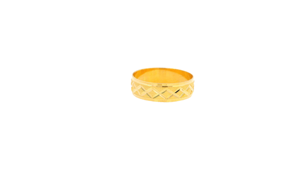 22K Yellow Gold Polished Ring