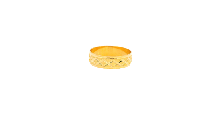 22K Yellow Gold Polished Ring