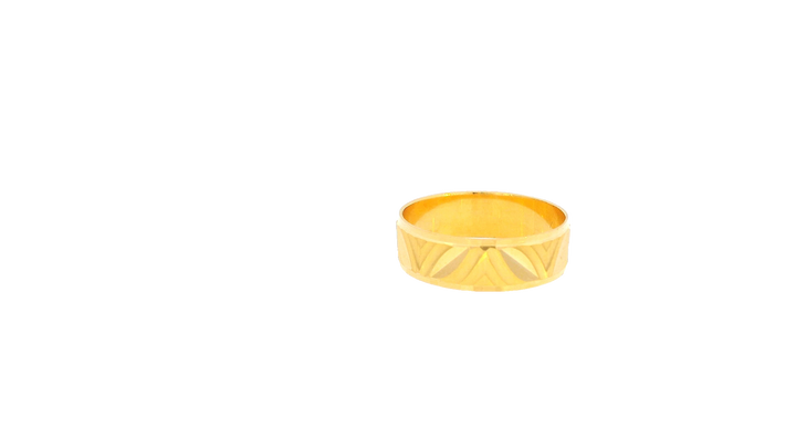 22K Yellow Gold Polished Ring