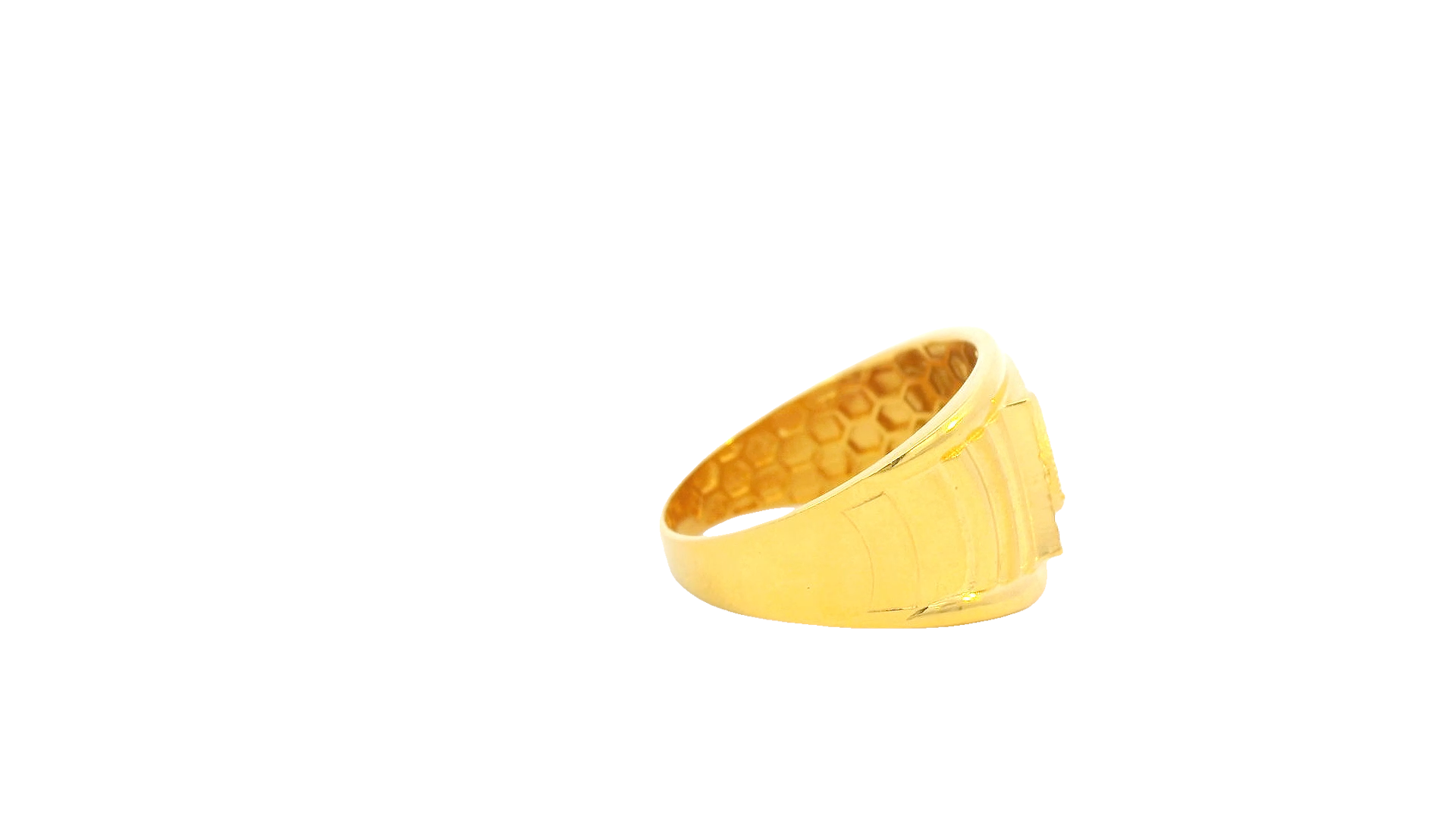 22K Yellow Gold Polished Ring