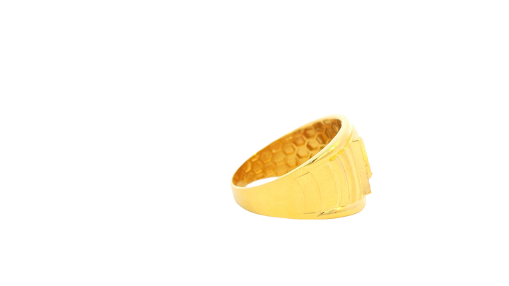 22K Yellow Gold Polished Ring