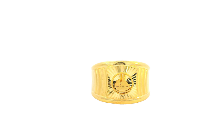 22K Yellow Gold Polished Ring