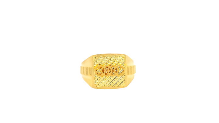 22K Yellow Gold Polished Ring