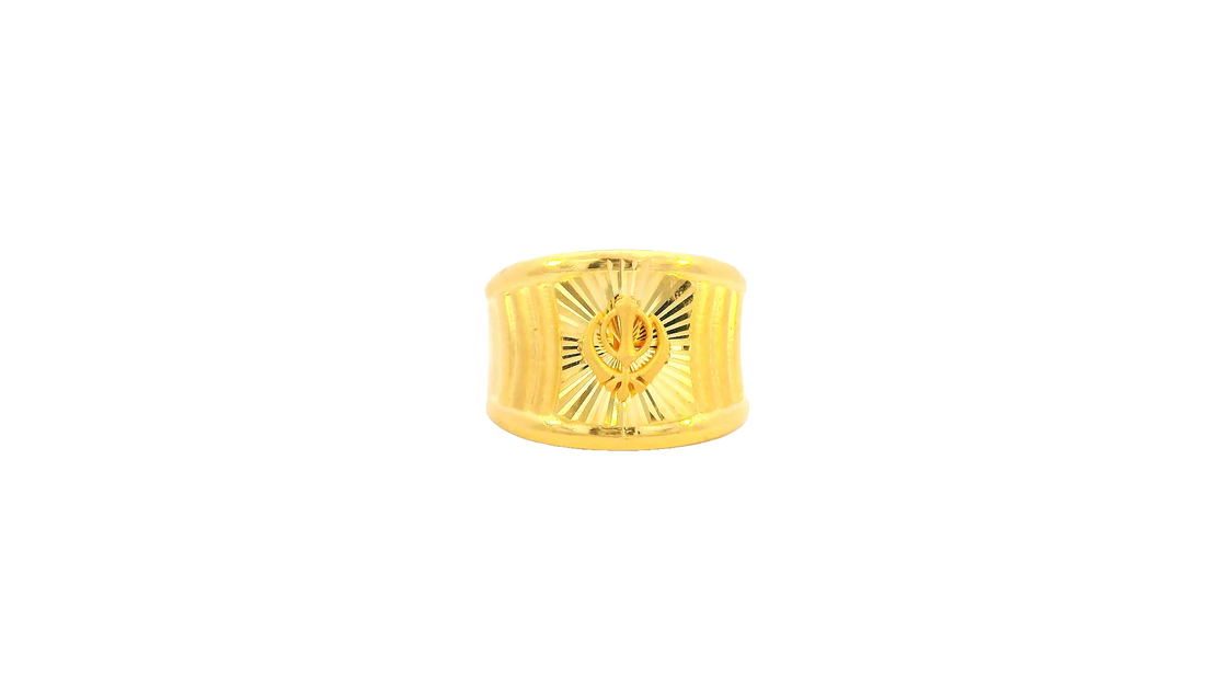 22K Yellow Gold Polished Ring