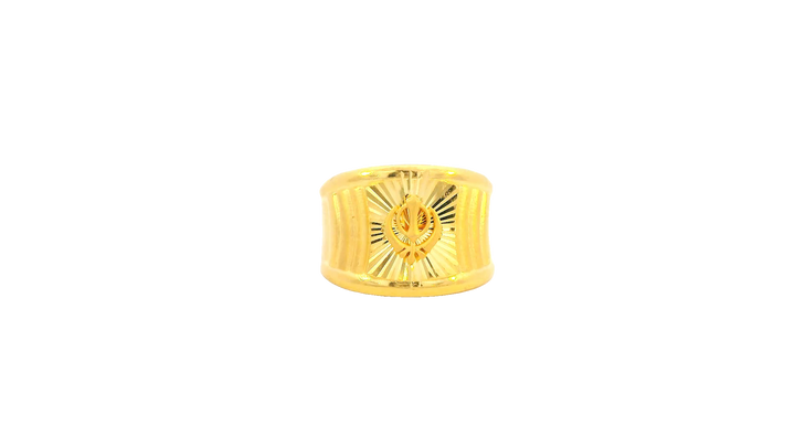 22K Yellow Gold Polished Ring
