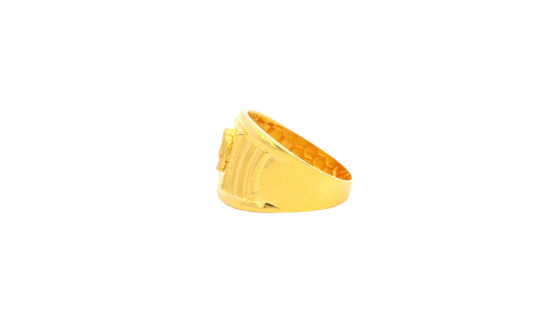 22K Yellow Gold Polished Ring