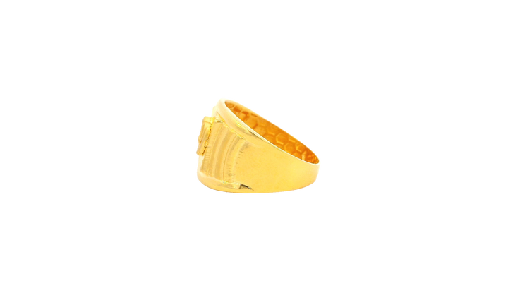 22K Yellow Gold Polished Ring