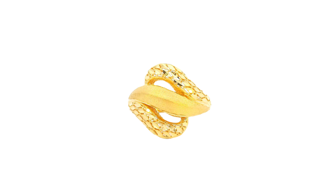 22K Yellow Gold Polished Ring