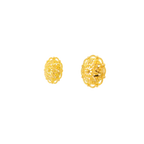 22K Yellow Gold Traditional Stud Earrings | Heavy Premium Polished Tops