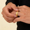 22K Yellow Gold Ring – Polished Classic Band
