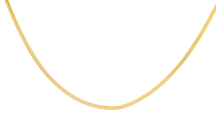 22K Yellow Gold Polished Chain with Lobster Lock