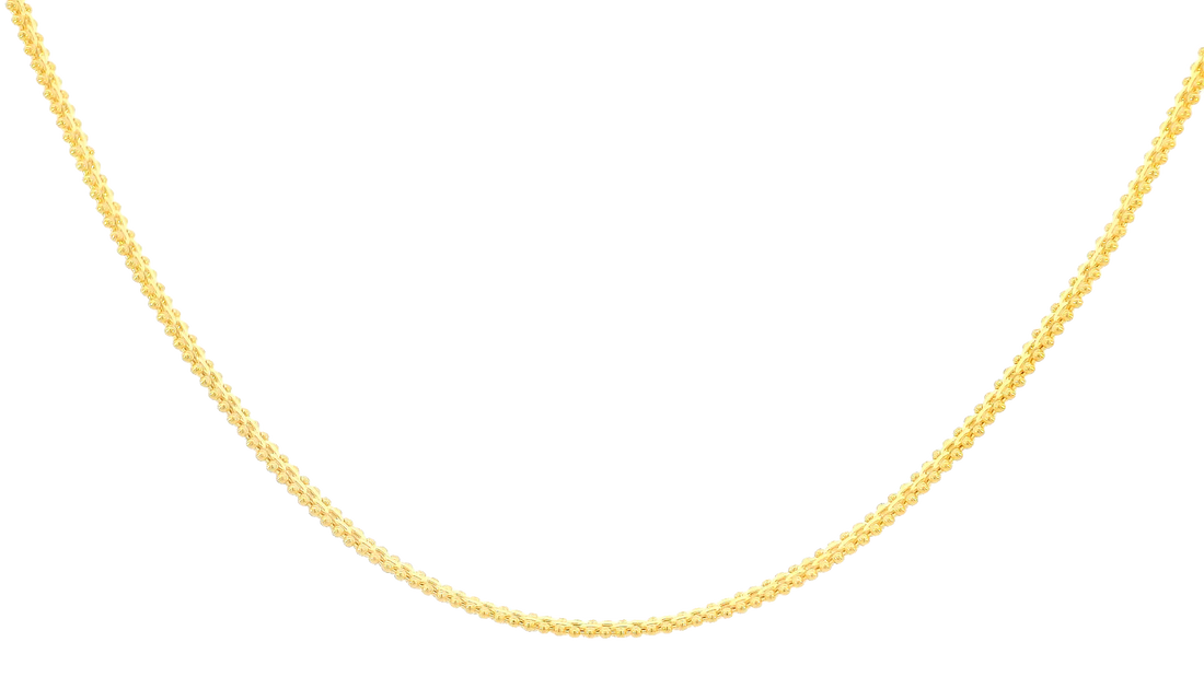 22K Yellow Gold Polished Chain with Lobster Lock