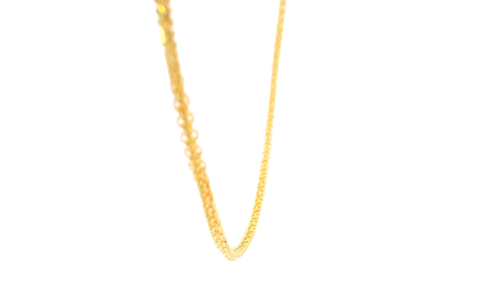 22K Yellow Gold Chain with Lobster Lock