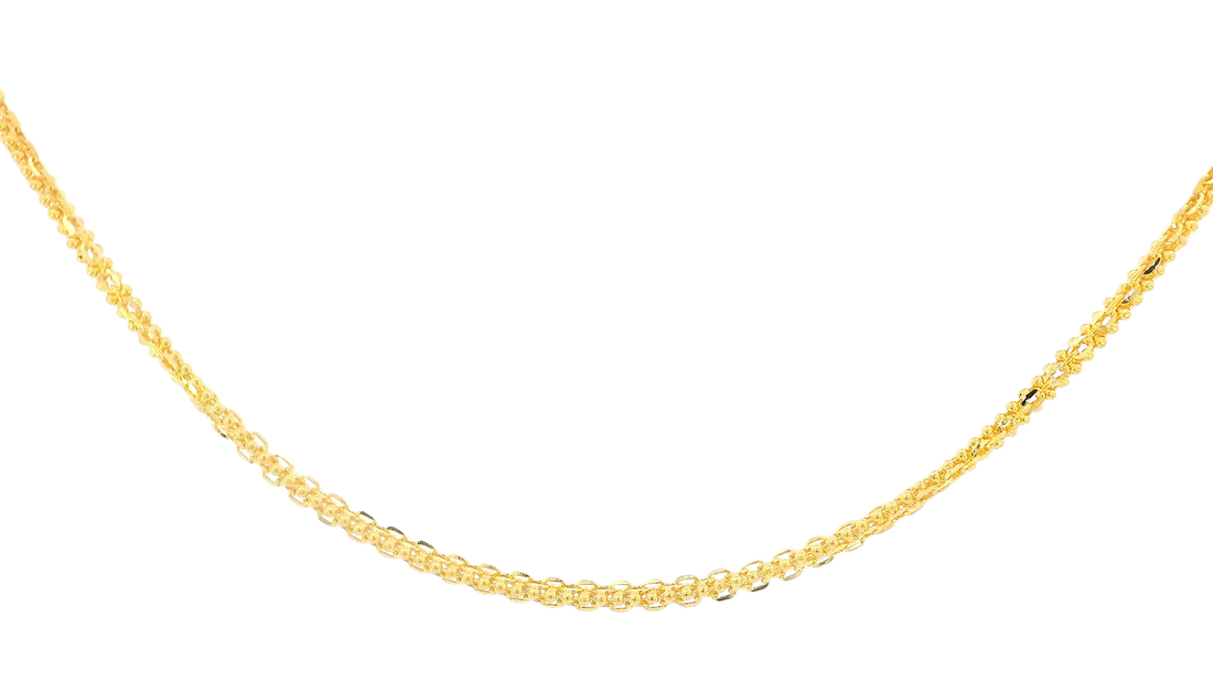 22K Yellow Gold Chain with Lobster Lock