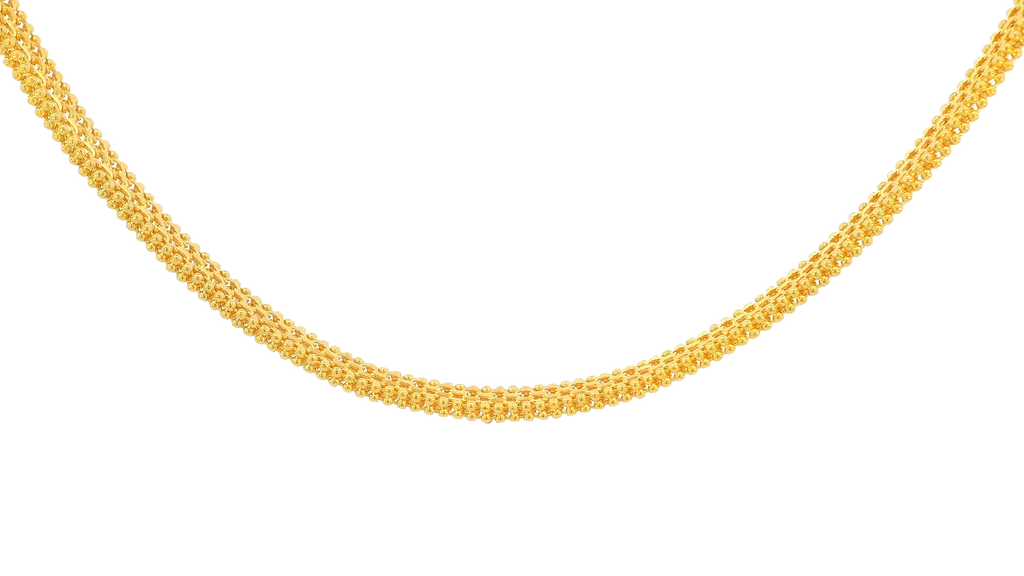 22K Yellow Gold Statement Chain with Lobster Lock