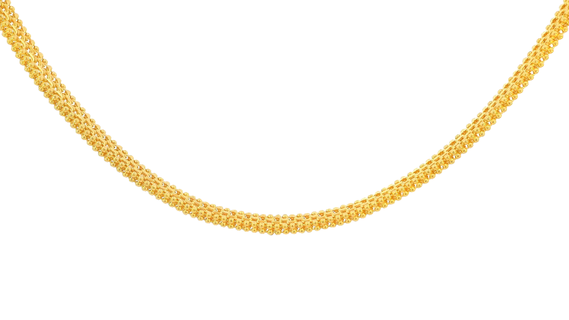 22K Yellow Gold Statement Chain with Lobster Lock