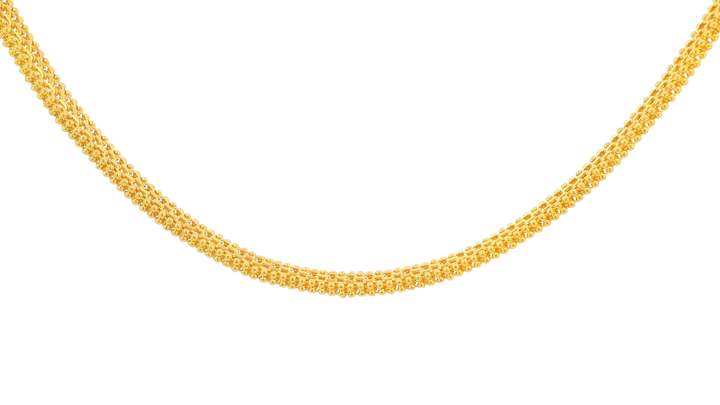 22K Yellow Gold Statement Chain with Lobster Lock