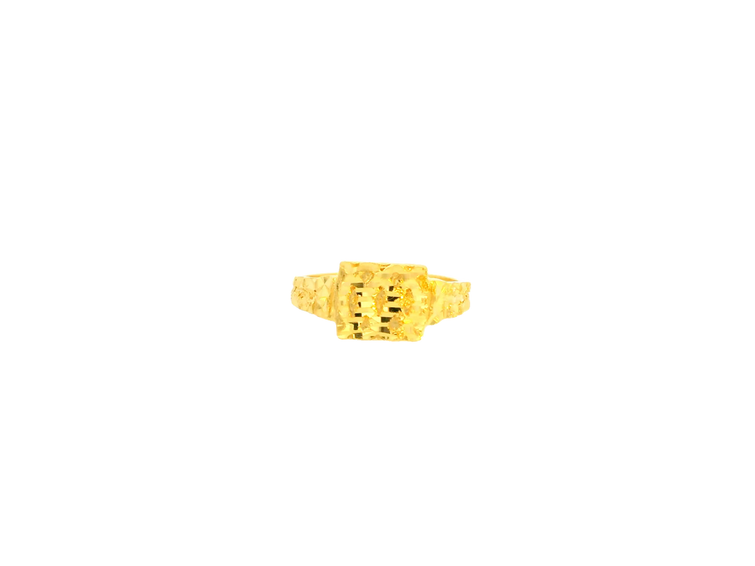 22K Yellow Gold Polished Ring