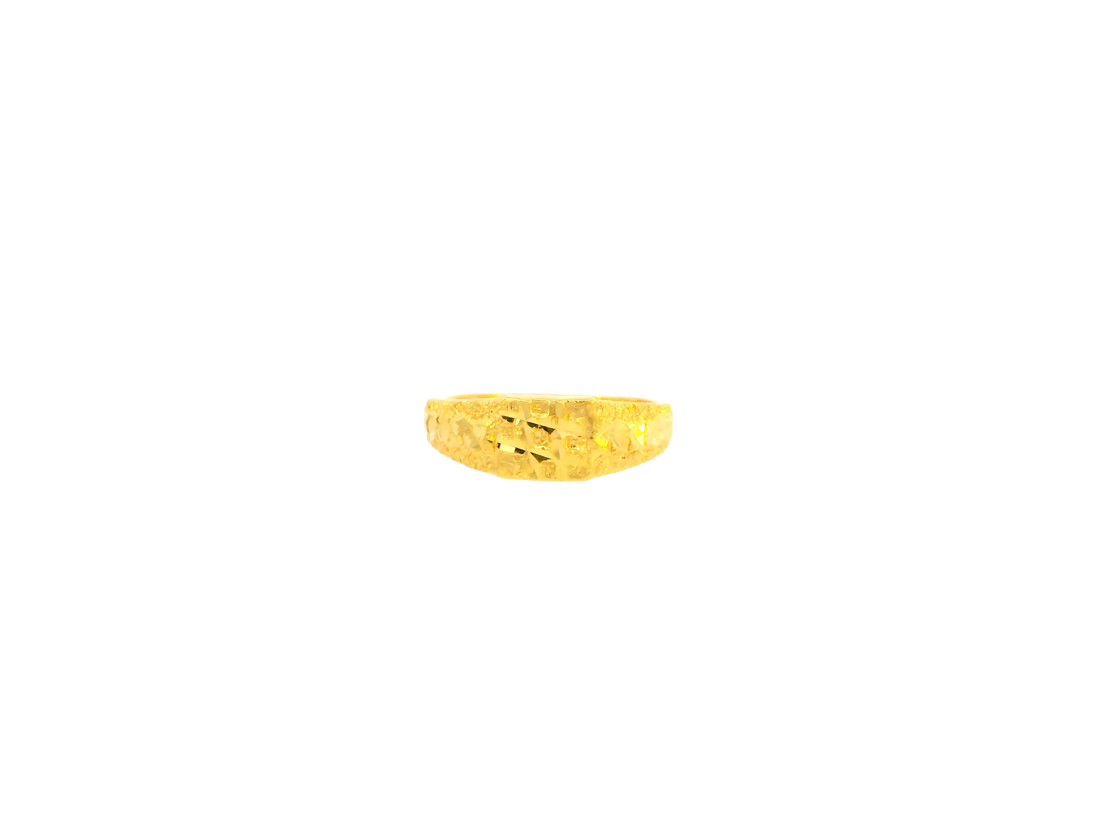 22K Yellow Gold Polished Ring