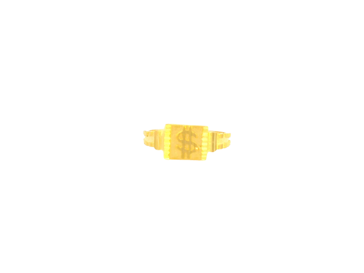 22K Yellow Gold Polished Ring