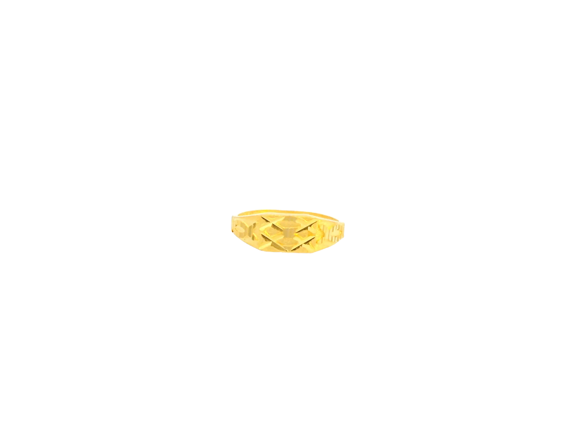 22K Yellow Gold Polished Ring