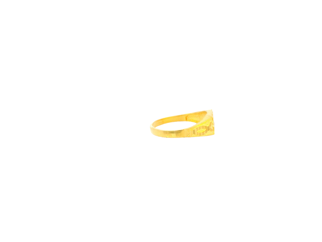 22K Yellow Gold Polished Ring