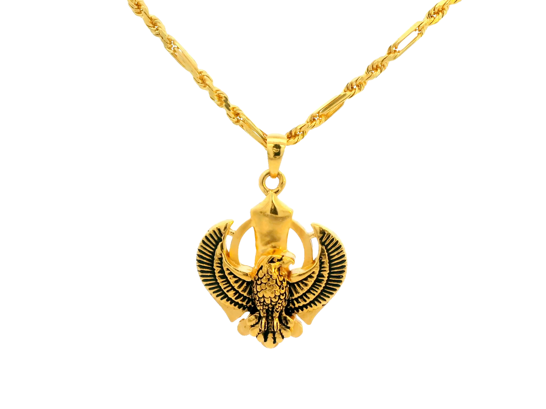 22K Yellow Gold Polished Pendant