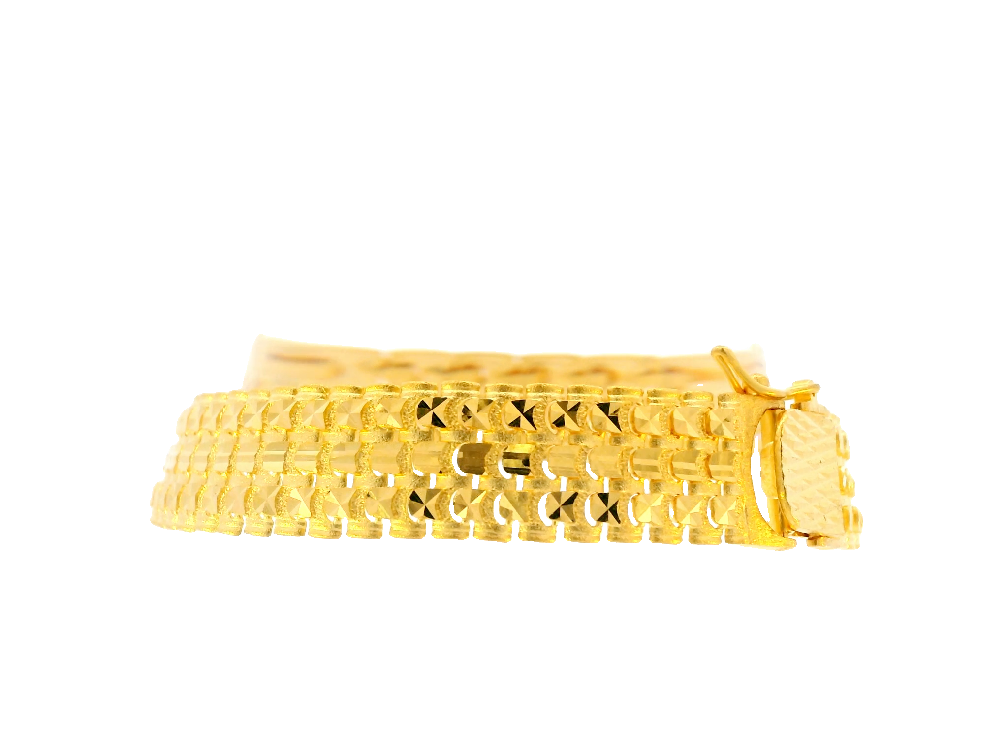 22K Yellow Gold Polished Bracelet