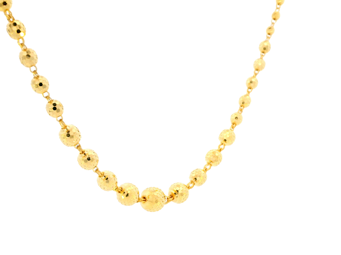 22K Yellow Gold Polished Chain with Lobster Lock • 24 Inches
