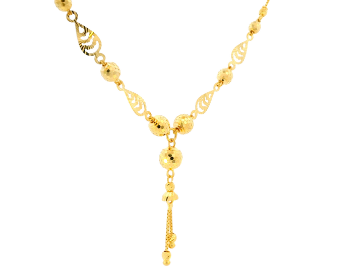 22K Yellow Gold Polished Chain with Lobster Lock • 20 Inches